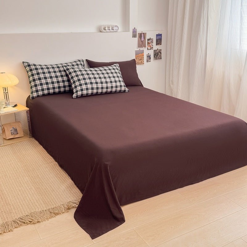 Campus Check Plaid Bedding Collection - WhisperLinens