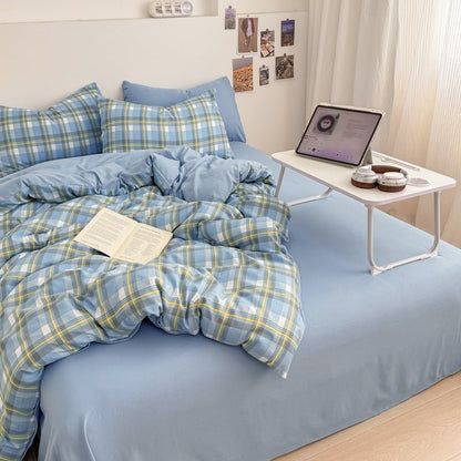 Campus Check Plaid Bedding Collection - WhisperLinens