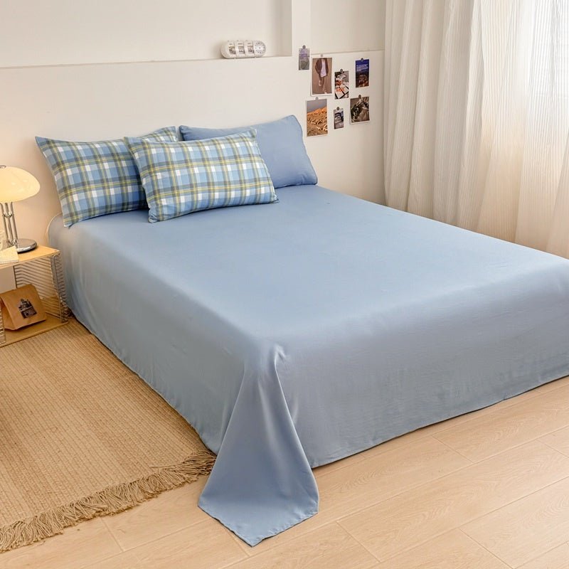 Campus Check Plaid Bedding Collection - WhisperLinens
