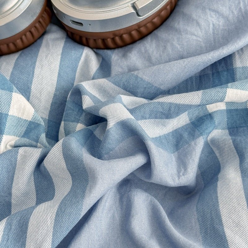Campus Check Plaid Bedding Collection - WhisperLinens