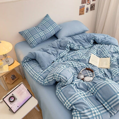 Campus Check Plaid Bedding Collection - WhisperLinens