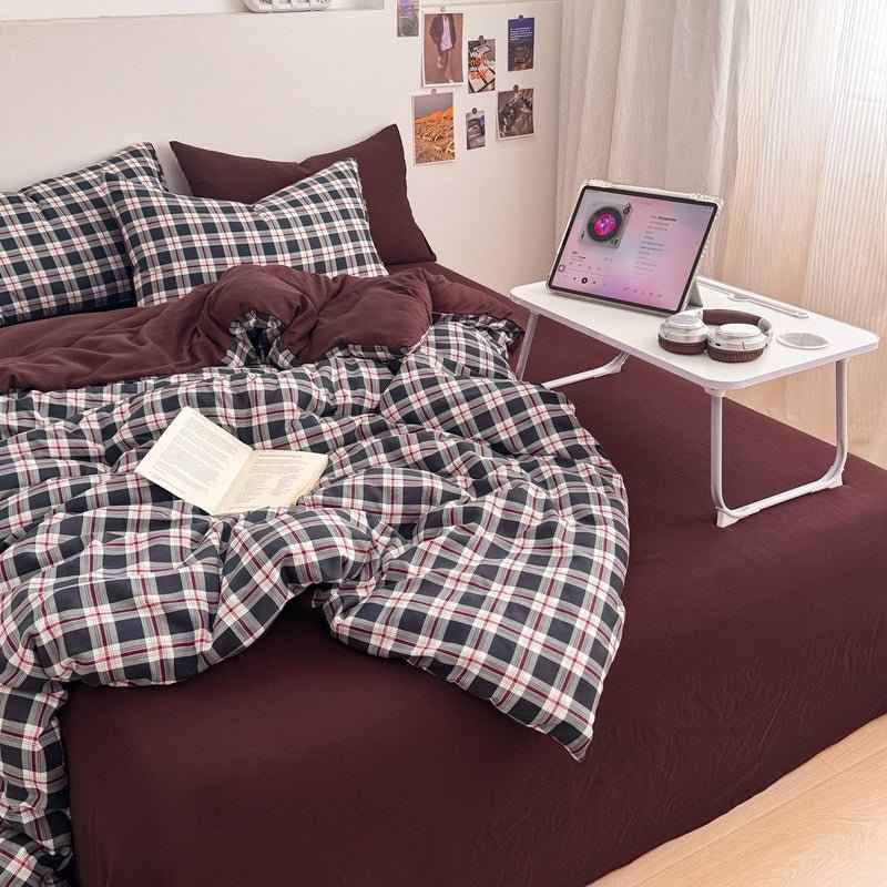 Campus Check Plaid Bedding Collection