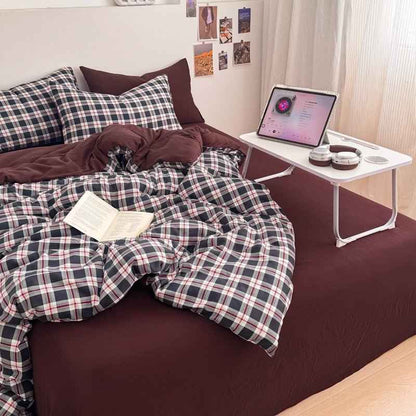 Campus Check Plaid Bedding Collection