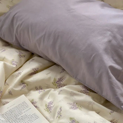 Céleste Wisteria Sprig Cotton Bedding Set - WhisperLinens