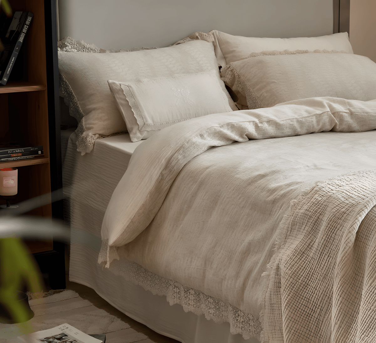 Charm Embroidered Bedding Set - WhisperLinens