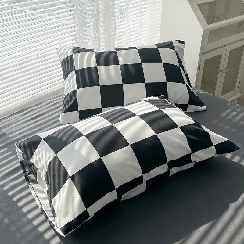 Checkerboard Bedding Collection - WhisperLinens