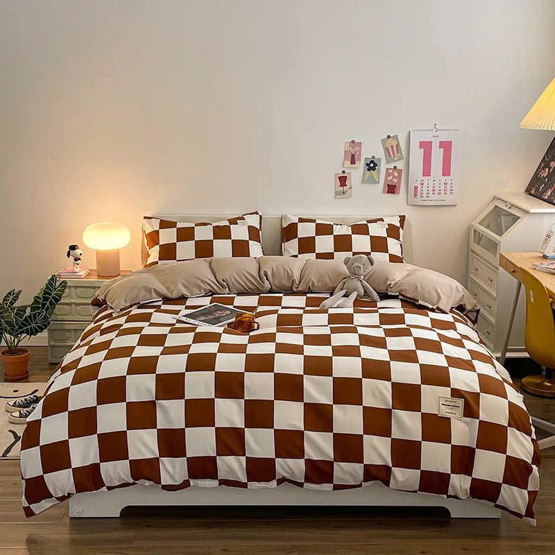 Checkerboard Bedding Collection - WhisperLinens