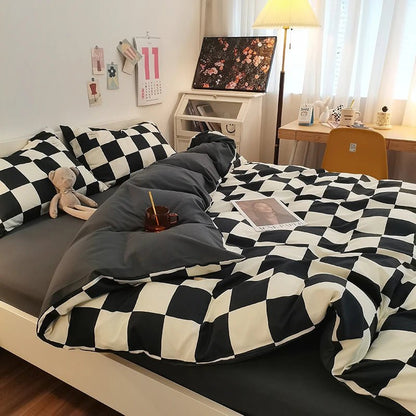 Checkerboard Bedding Collection - WhisperLinens