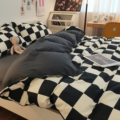 Checkerboard Bedding Collection - WhisperLinens