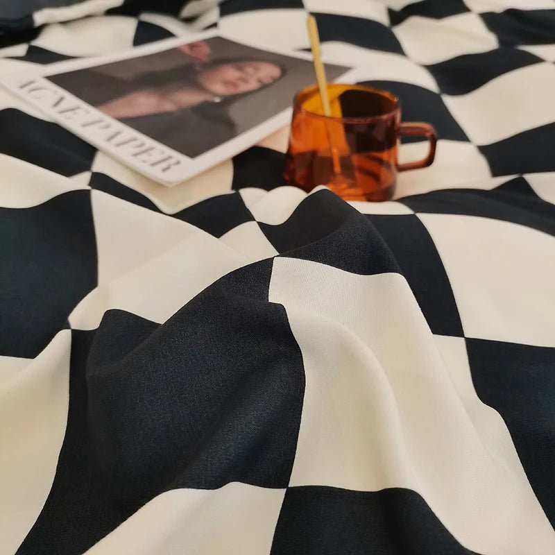 Checkerboard Bedding Collection - WhisperLinens