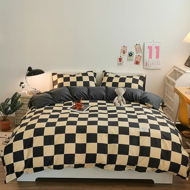 Checkerboard Bedding Collection - WhisperLinens