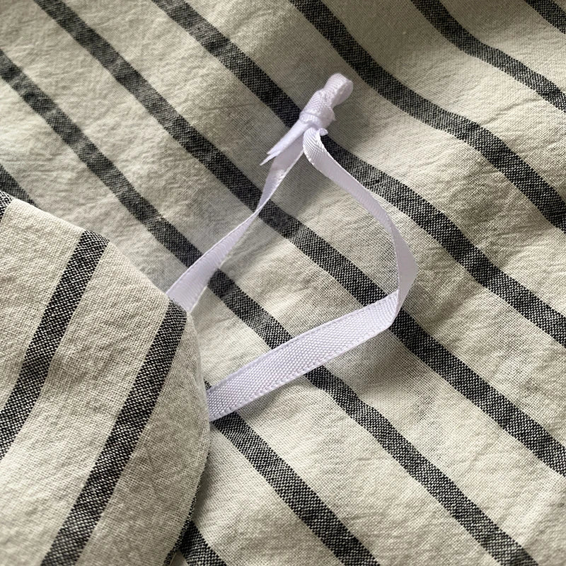 Classic Stripe Cotton Bedding Collection - WhisperLinens