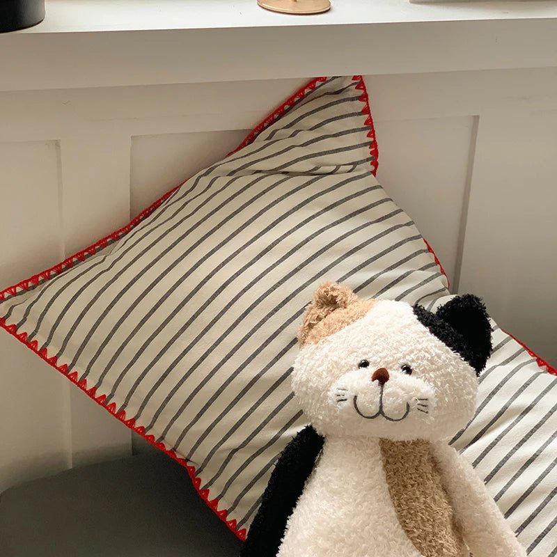 Classic Stripe Cotton Bedding Collection - WhisperLinens