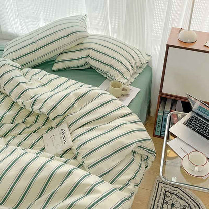 Classic Stripes Bedding Set - WhisperLinens