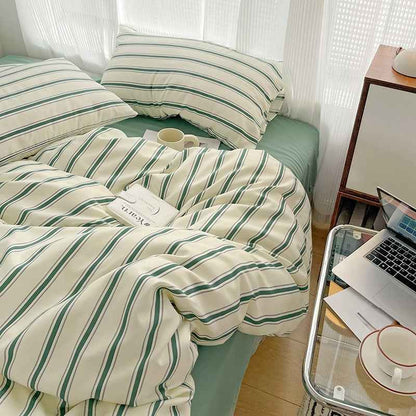 Classic Stripes Bedding Set - WhisperLinens