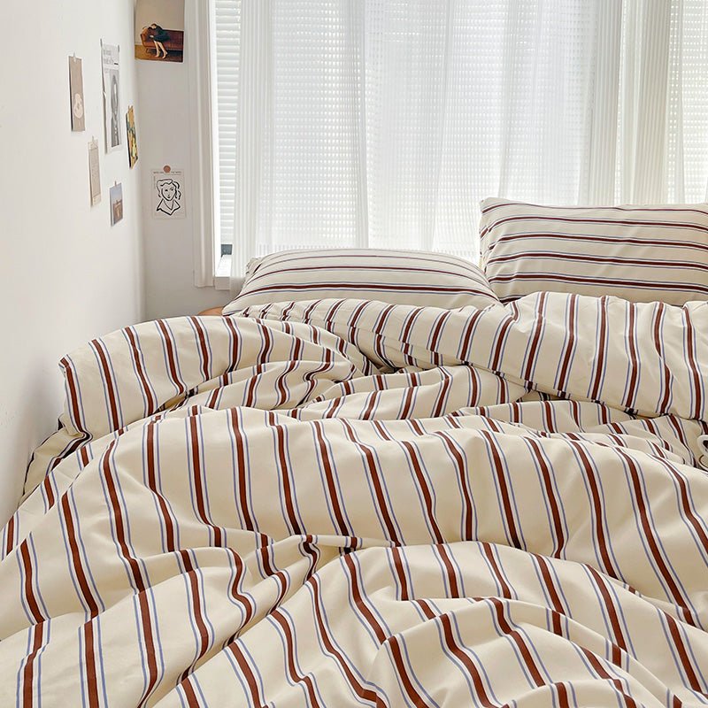 Classic Stripes Bedding Set - WhisperLinens
