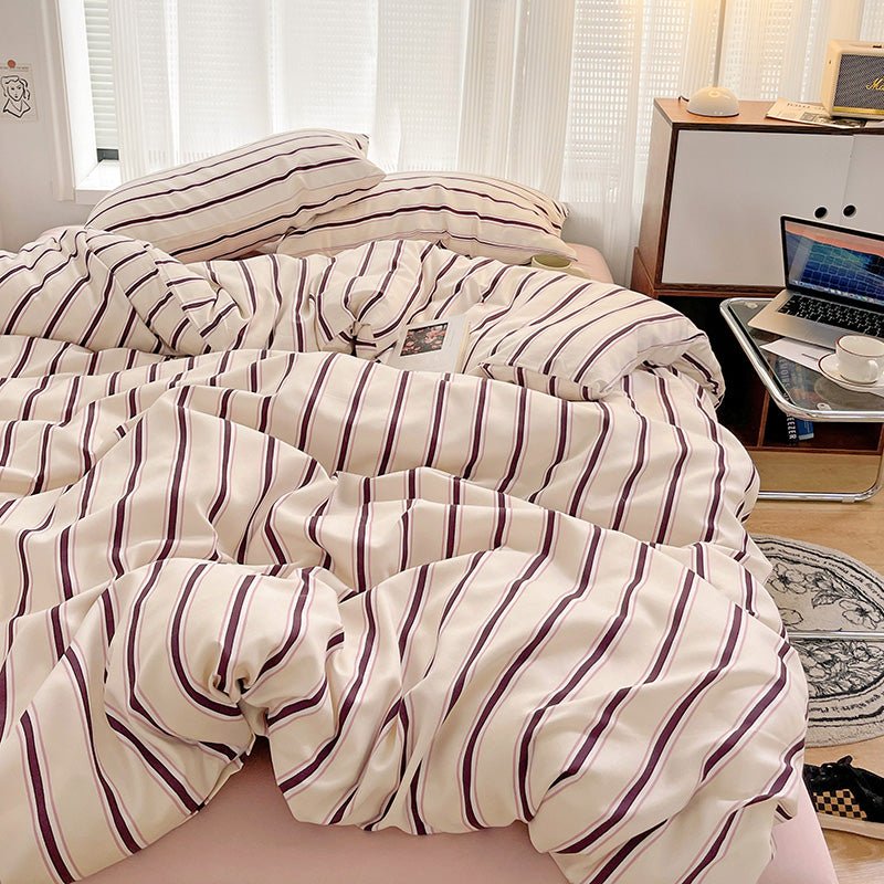 Classic Stripes Bedding Set - WhisperLinens