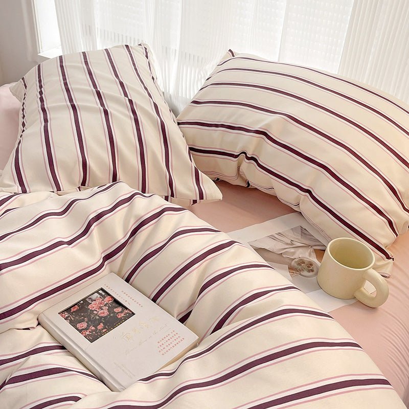 Classic Stripes Bedding Set - WhisperLinens