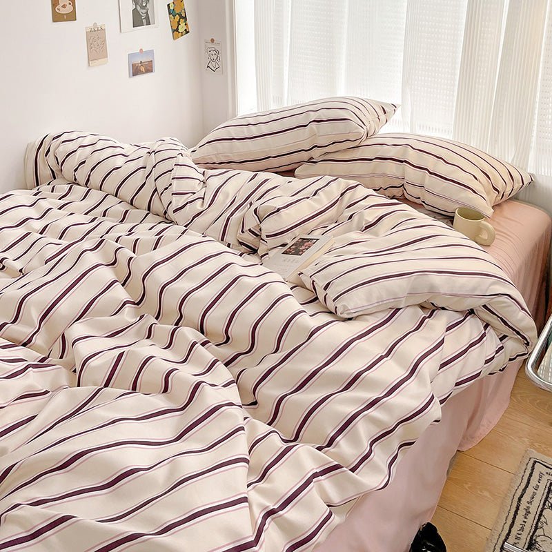 Classic Stripes Bedding Set - WhisperLinens