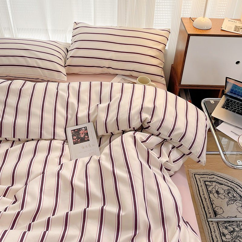 Classic Stripes Bedding Set - WhisperLinens