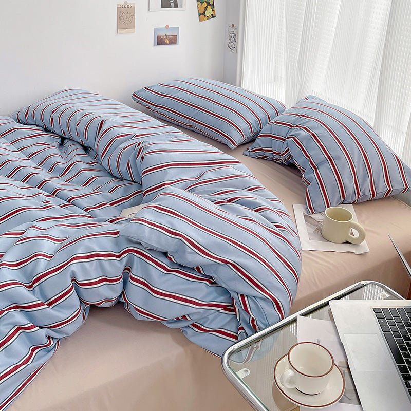 Classic Stripes Bedding Set - WhisperLinens