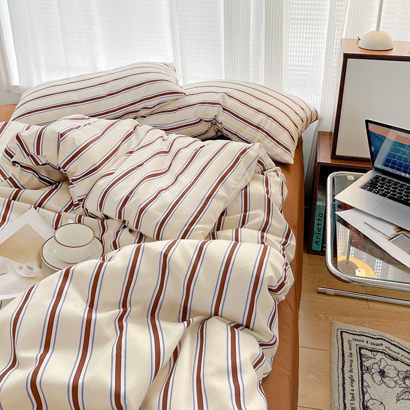 Classic Stripes Bedding Set - WhisperLinens