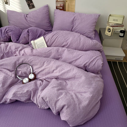 Lilac - Cloud Weave Textured Bedding Collection - WhisperLinens