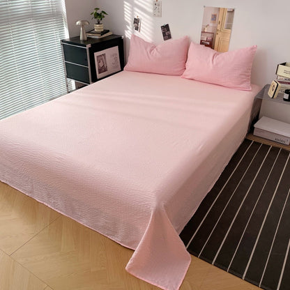 Blush Pink - Cloud Weave Textured Bedding Collection - WhisperLinens