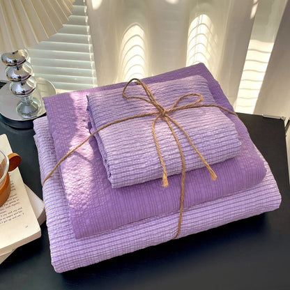 Lilac - Cloud Weave Textured Bedding Collection - WhisperLinens