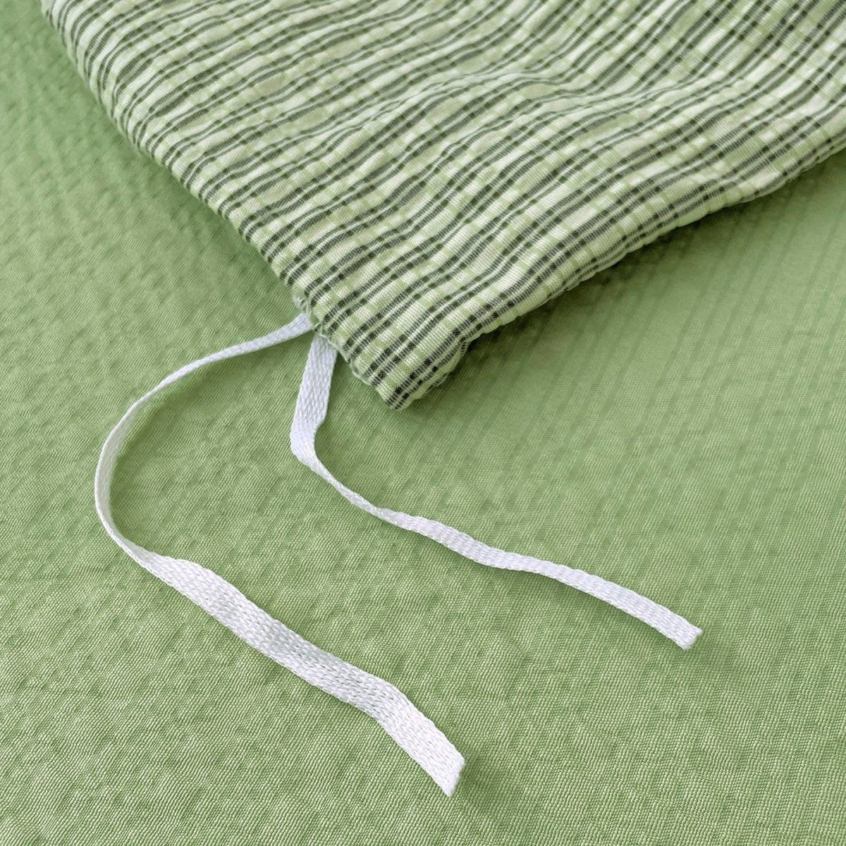 Olive Green - Cloud Weave Textured Bedding Collection - WhisperLinens
