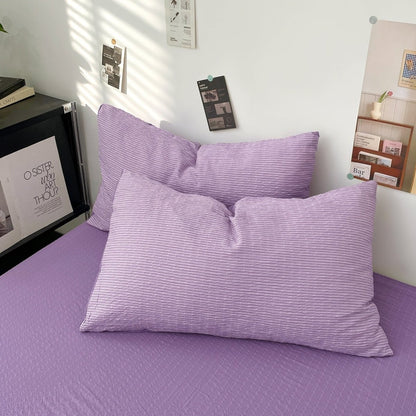 Lilac - Cloud Weave Textured Bedding Collection - WhisperLinens