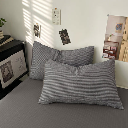 Cloud Weave Textured Bedding Collection - Charcoal Grey - WhisperLinens