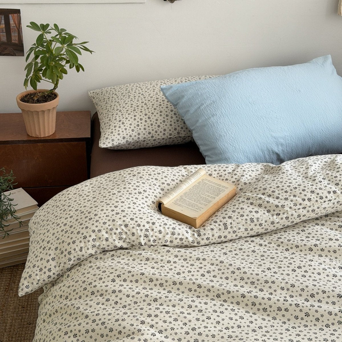Cottage Ditsy Floral Cotton Bedding Collection - WhisperLinens