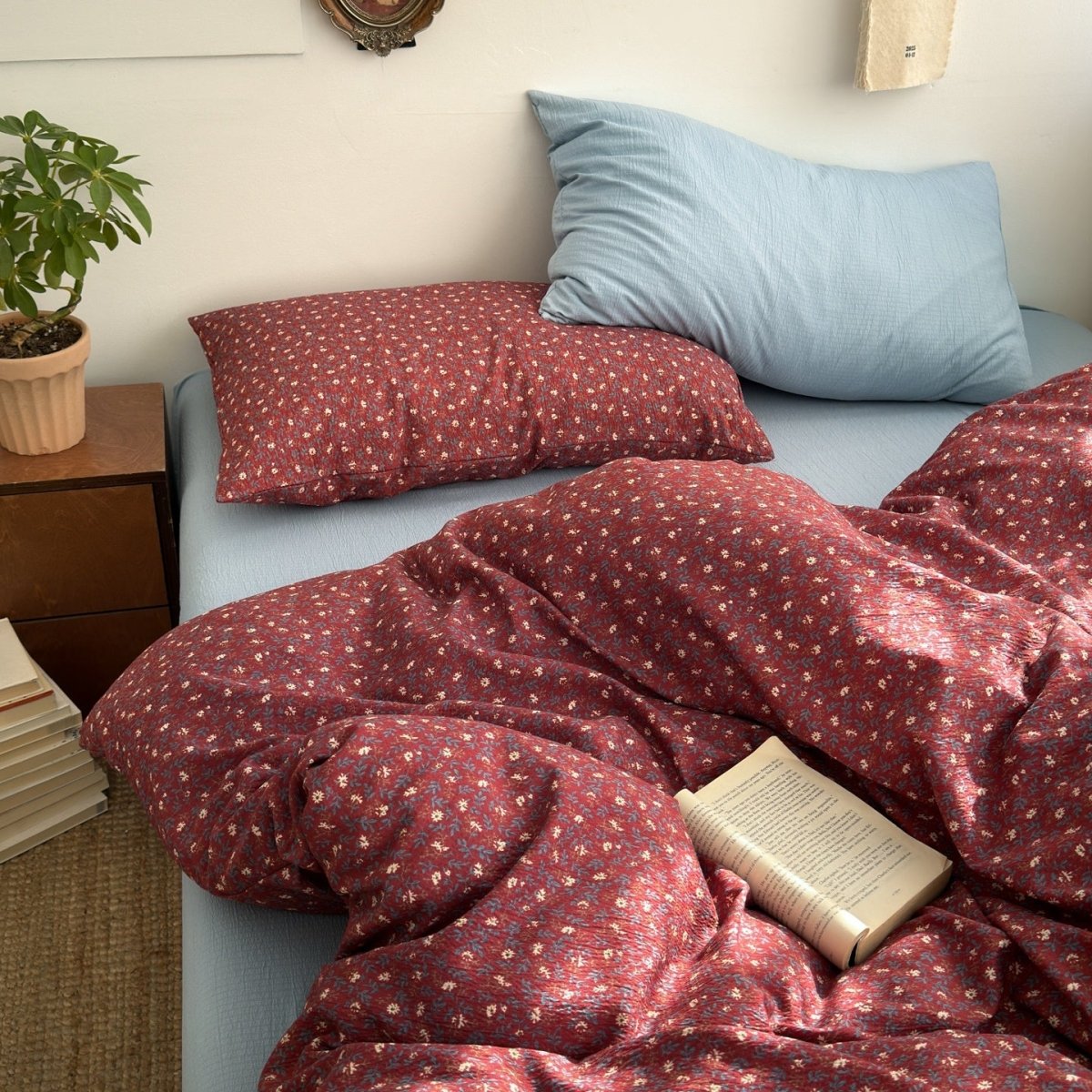 Cottage Ditsy Floral Cotton Bedding Collection - WhisperLinens