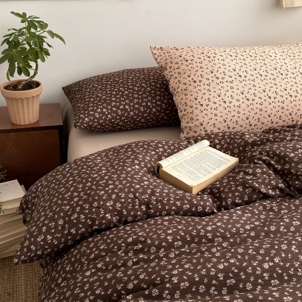 Cottage Ditsy Floral Cotton Bedding Collection - WhisperLinens