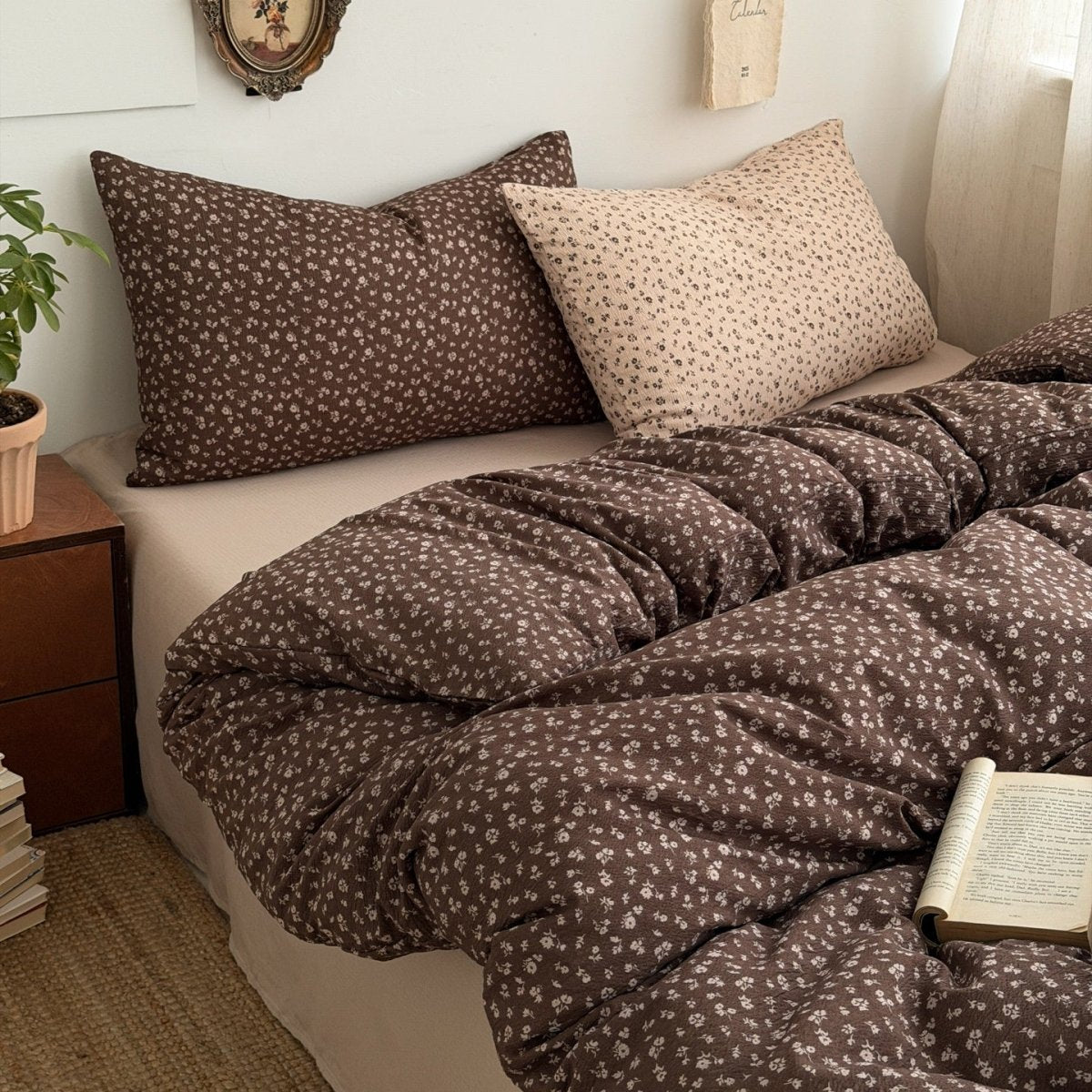 Cottage Ditsy Floral Cotton Bedding Collection - WhisperLinens