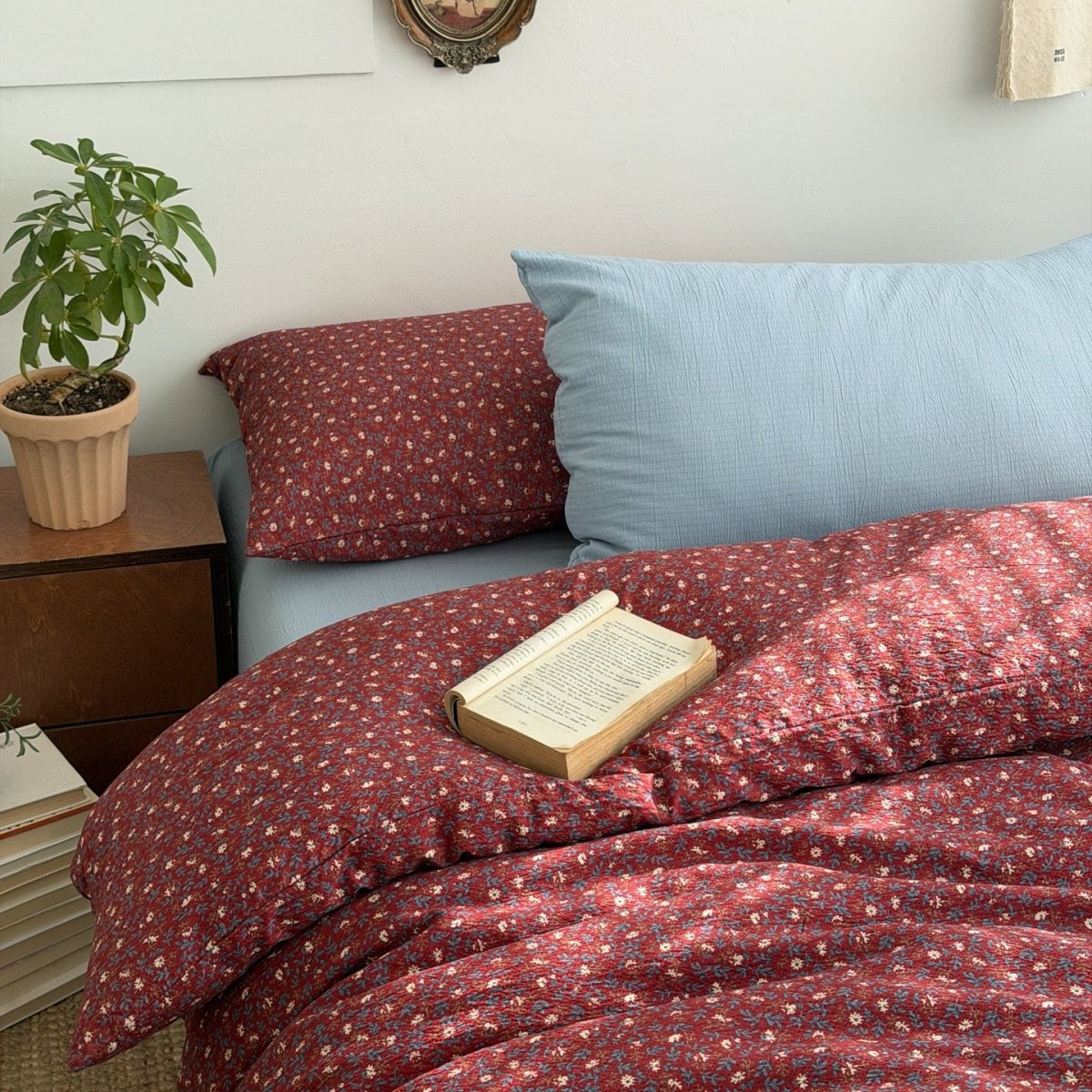 Cottage Ditsy Floral Cotton Bedding Collection - WhisperLinens