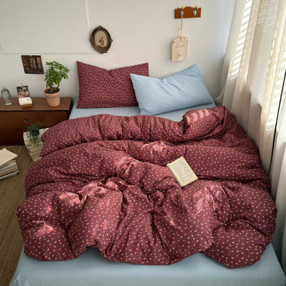 Cottage Ditsy Floral Cotton Bedding Collection - WhisperLinens