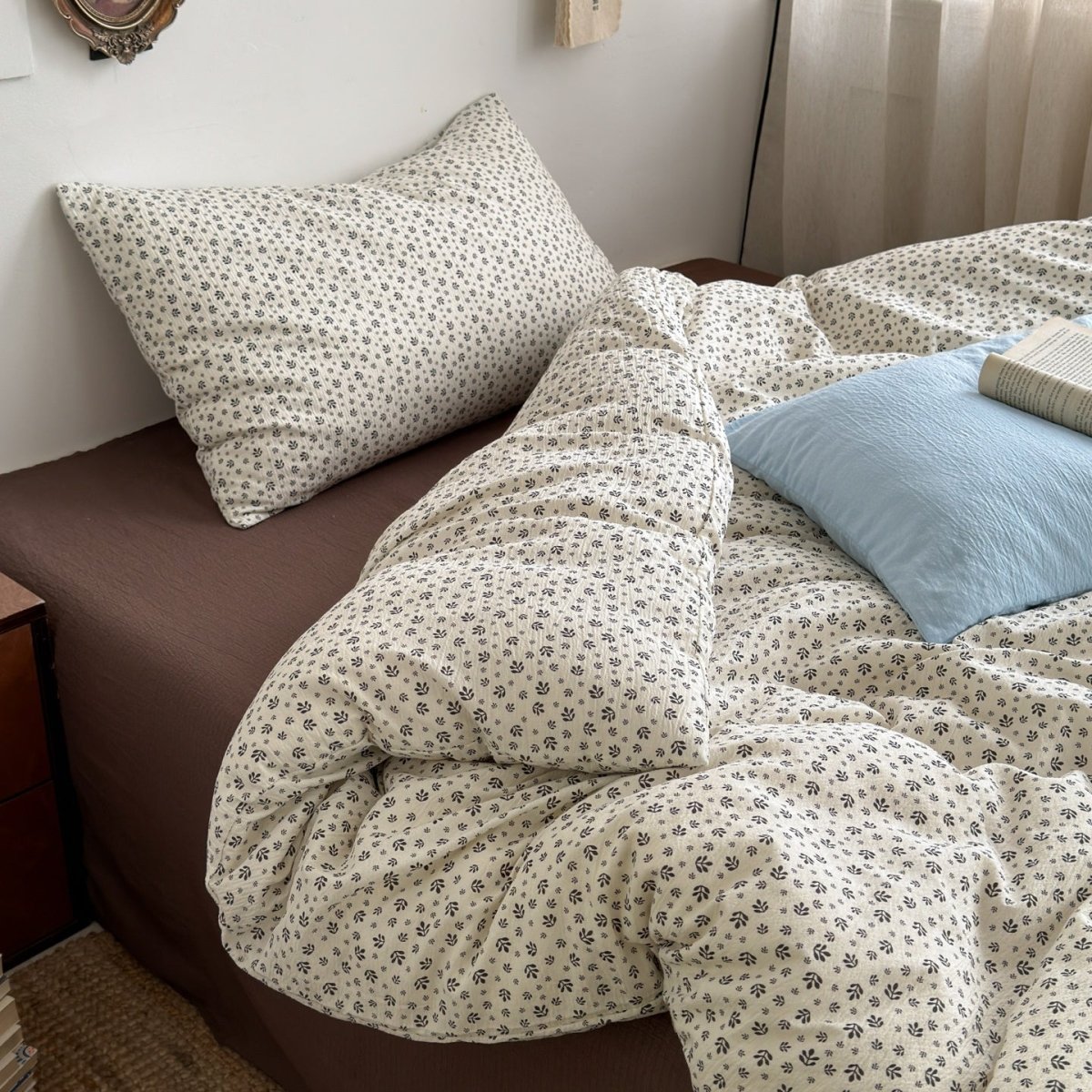 Cottage Ditsy Floral Cotton Bedding Collection - WhisperLinens