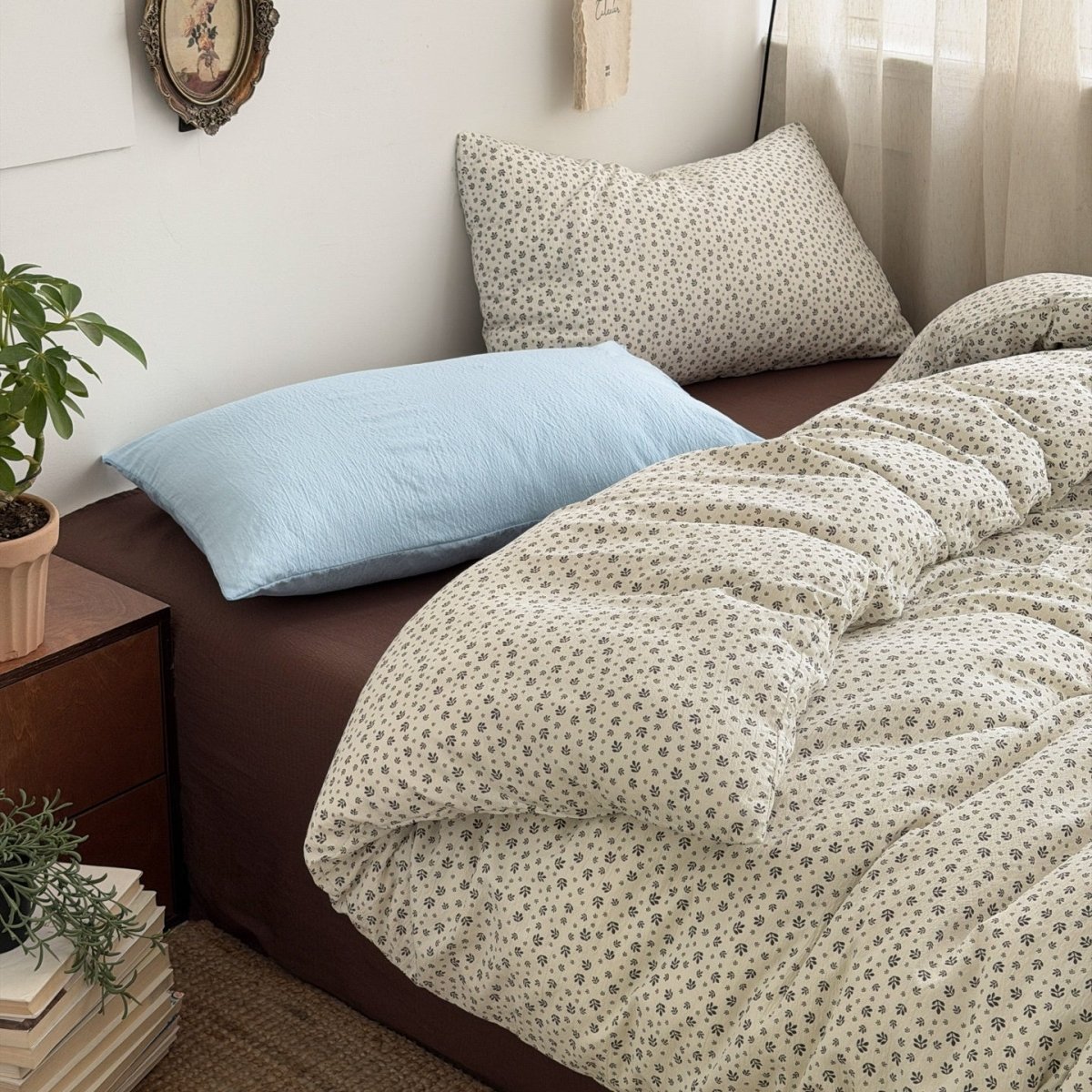 Cottage Ditsy Floral Cotton Bedding Collection - WhisperLinens
