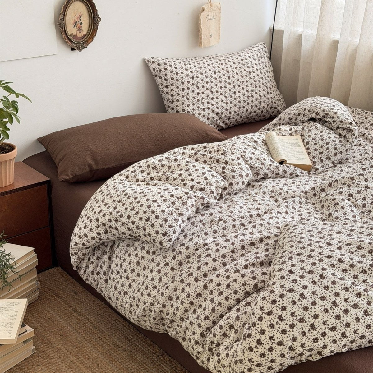 Cottage Ditsy Floral Cotton Bedding Collection - WhisperLinens