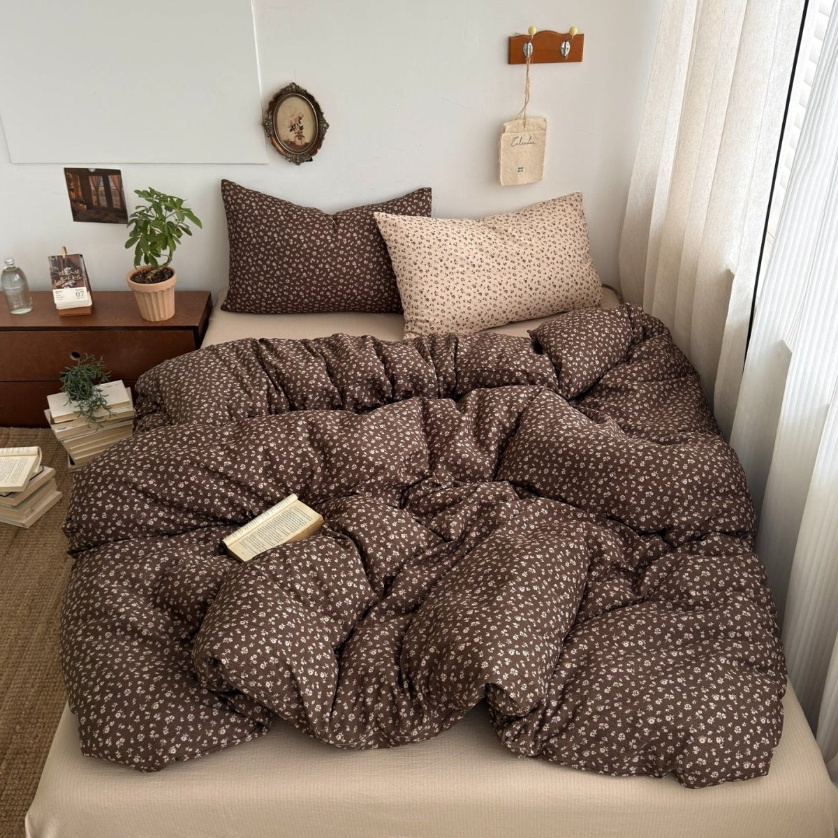 Cottage Ditsy Floral Cotton Bedding Collection - WhisperLinens