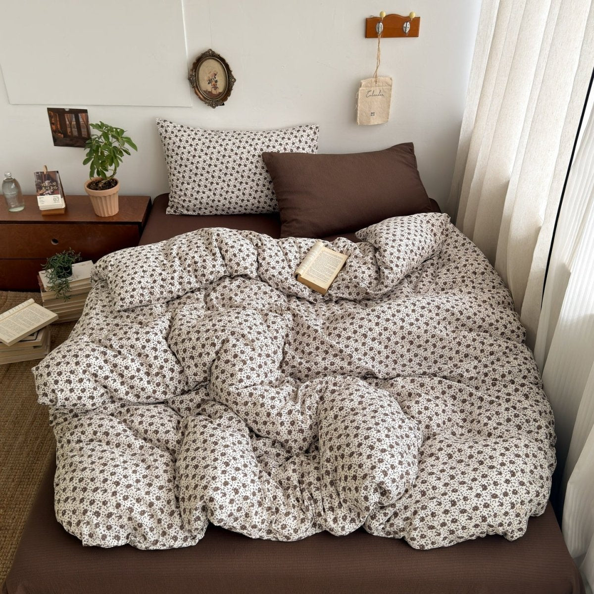 Cottage Ditsy Floral Cotton Bedding Collection - WhisperLinens