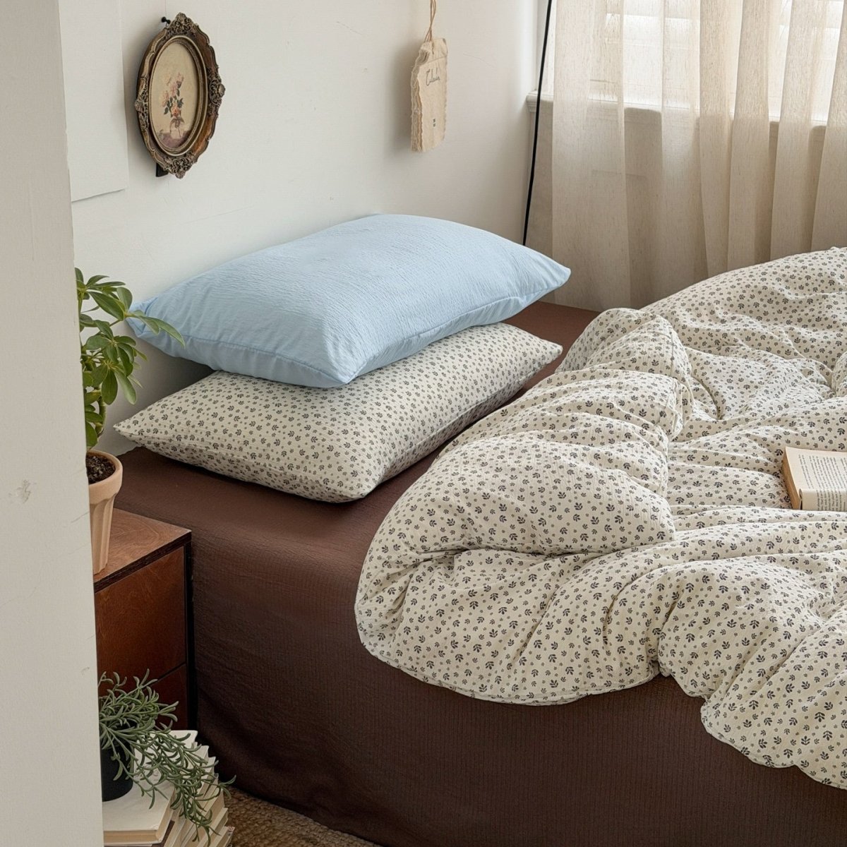 Cottage Ditsy Floral Cotton Bedding Collection - WhisperLinens