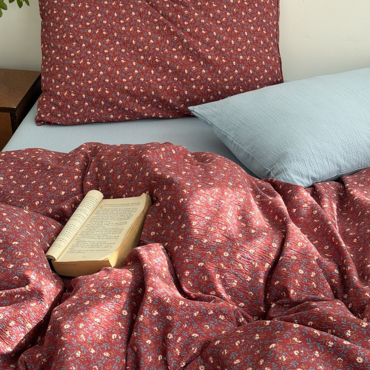Cottage Ditsy Floral Cotton Bedding Collection - WhisperLinens