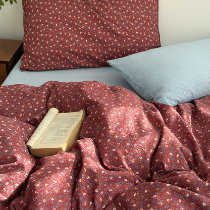 Cottage Ditsy Floral Cotton Bedding Collection - WhisperLinens
