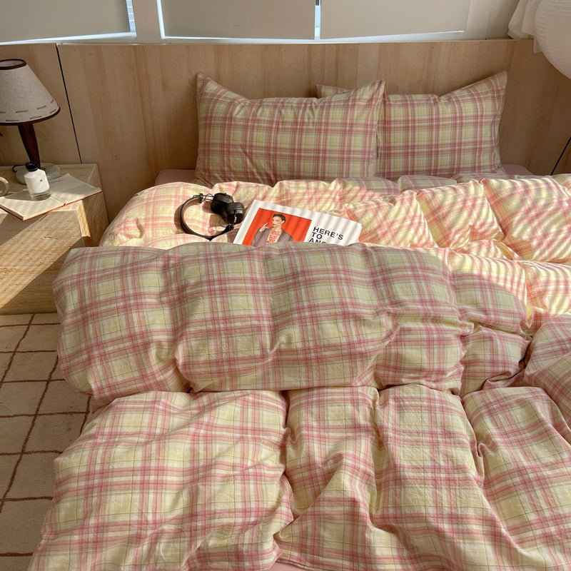 Cozy Cottage Plaid Cotton Duvet Covers