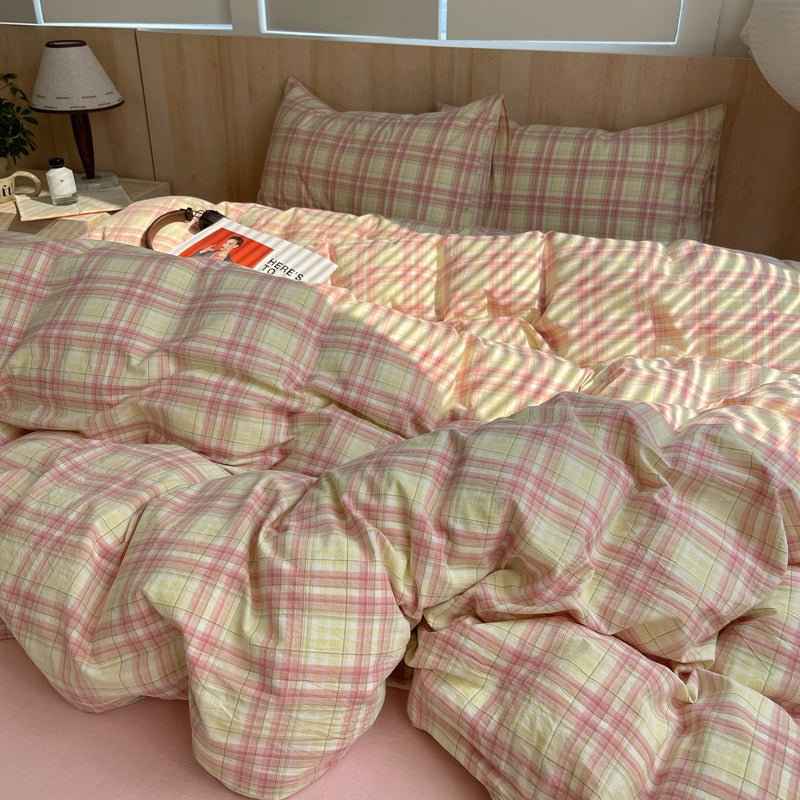 Cozy Cottage Plaid Cotton Duvet Covers