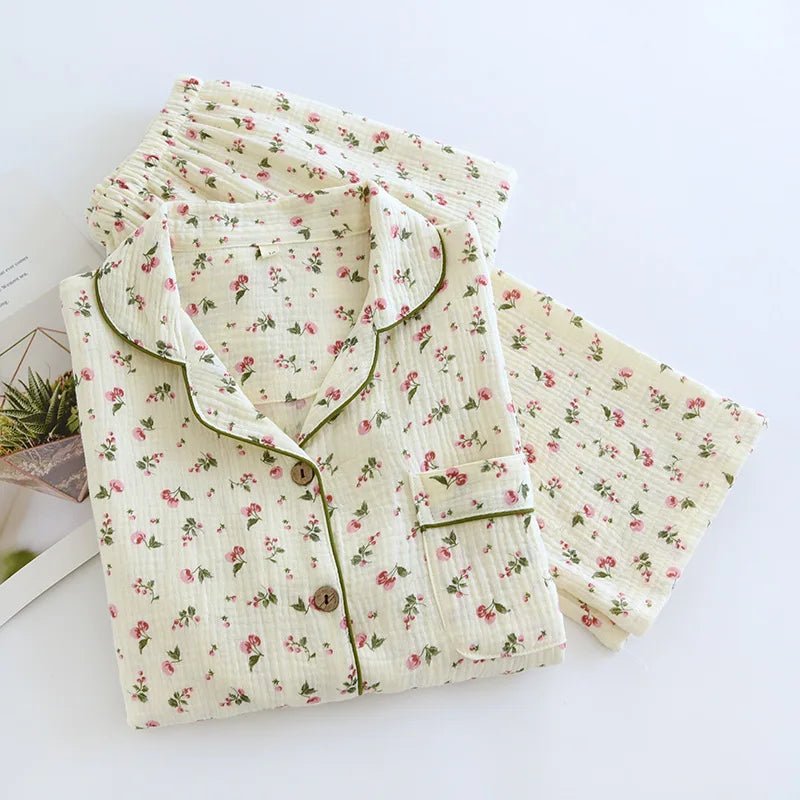 Cream Serenity Pajama Set - WhisperLinens