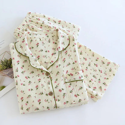 Cream Serenity Pajama Set - WhisperLinens